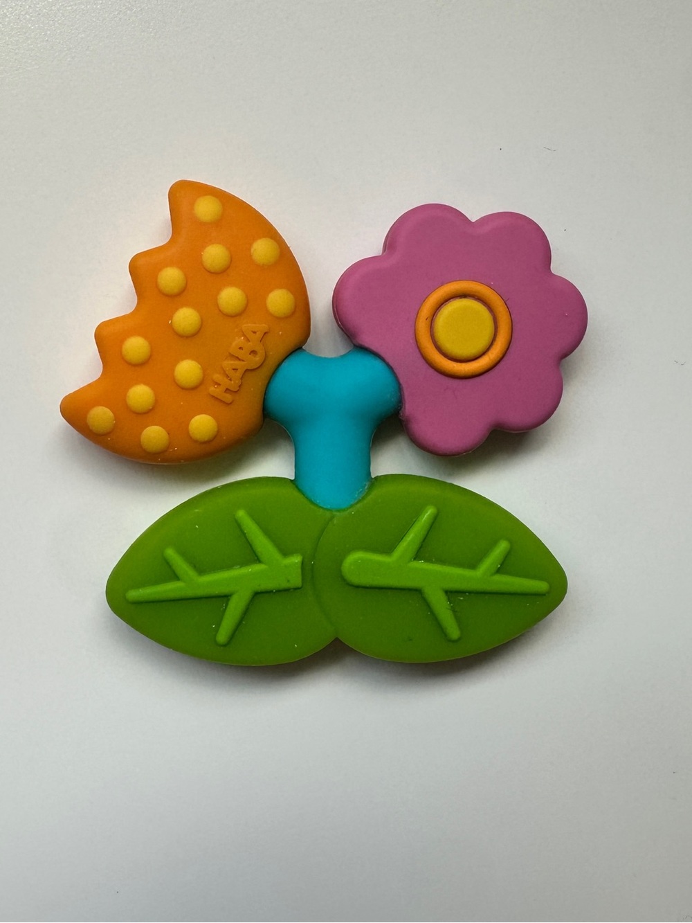 Haba Clutching Toy Petal Silicone Teether Toy